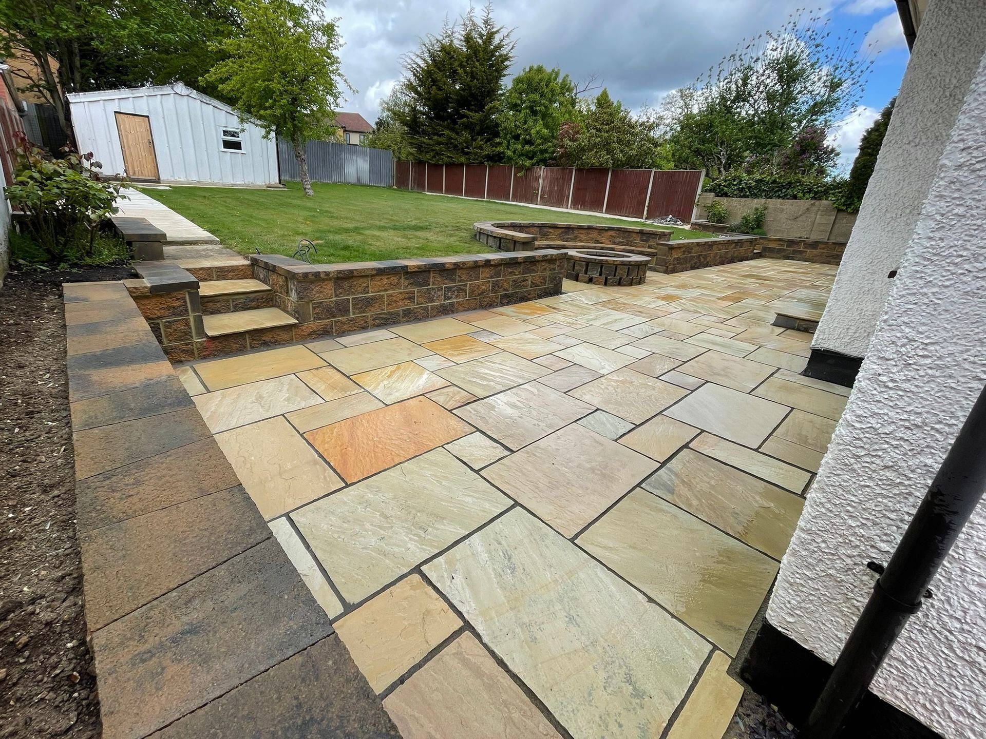 Patio paving laying Middlesex