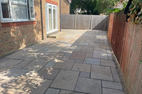 Indian Sandstone Patios & Paths in Middlesex
